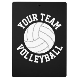 Porte-bloc Entraîneur de volleyball Nom d'équipe personnalisé
