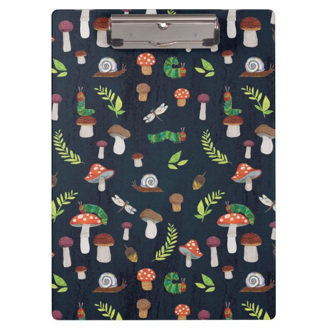 Porte-bloc Eric Carle | Motif Bugs et Champignons (Devant)