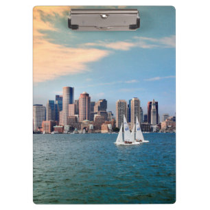 Porte-bloc États-Unis, Massachusetts. Skyline du front de mer