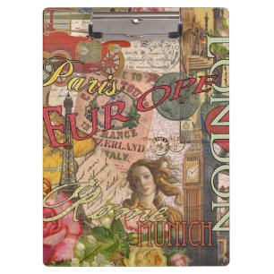 Porte-bloc Europe Travel Vintage
