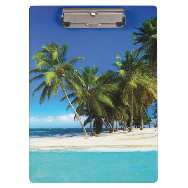 Porte-bloc Exotic beach throw pillow (Devant)