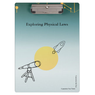 Porte-bloc Exploring Physical Laws Clipboard