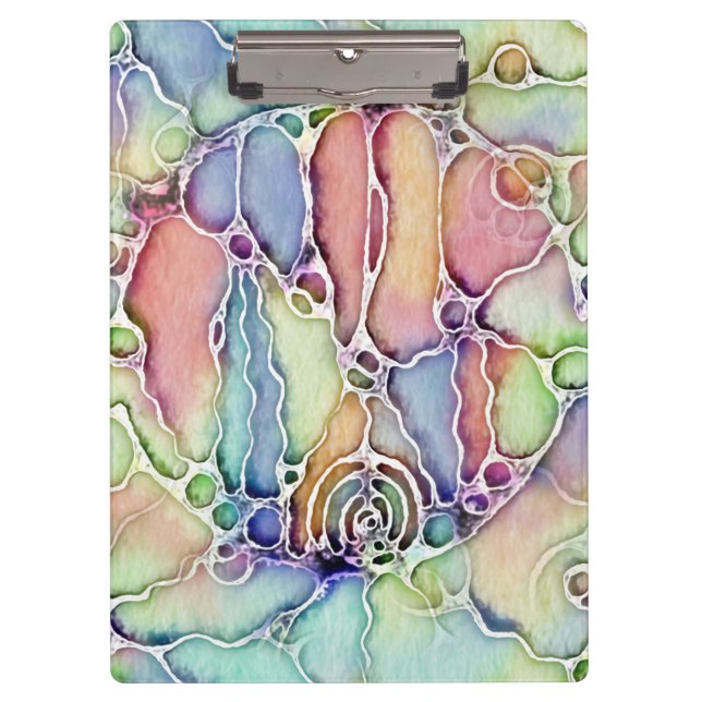Porte-bloc Façons de vivre - Motif d'art neurographique 1 (Devant)