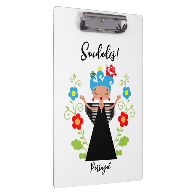 Porte-bloc Fado chanteuse avec caravelle portugaise (Swatch)