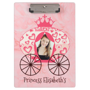 Porte-bloc Fairytale Royal Princess Carriage Girl Anniversair