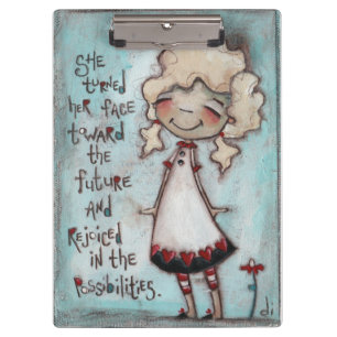 Porte-bloc Faites face à l'avenir - porte - bloc