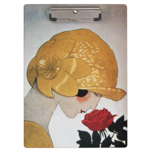 PORTE-BLOC FAMILLE AVEC ROSE ROSE ROUGE