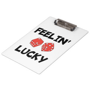PORTE-BLOC "FEELIN' LUCKY" DICE