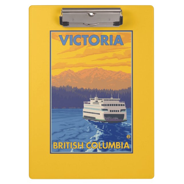 Porte-bloc Ferry et montagnes - Victoria, AVANT JÉSUS CHRIST (Devant)