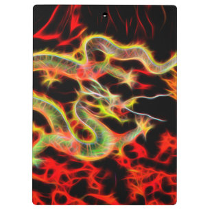 Porte-bloc Feu de dragon sur Lucky Energy