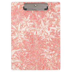 Porte-bloc feuille rouge