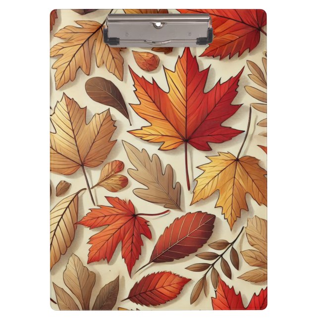 Porte-bloc feuilles d'automne classiques (Devant)