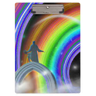 Porte-bloc Figure de mystère au Stargate interdimensionnel