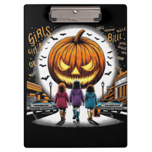 Porte-bloc fille d'Halloween