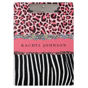 Porte-bloc Fille rose pâle Parties scintillant Empreinte de l