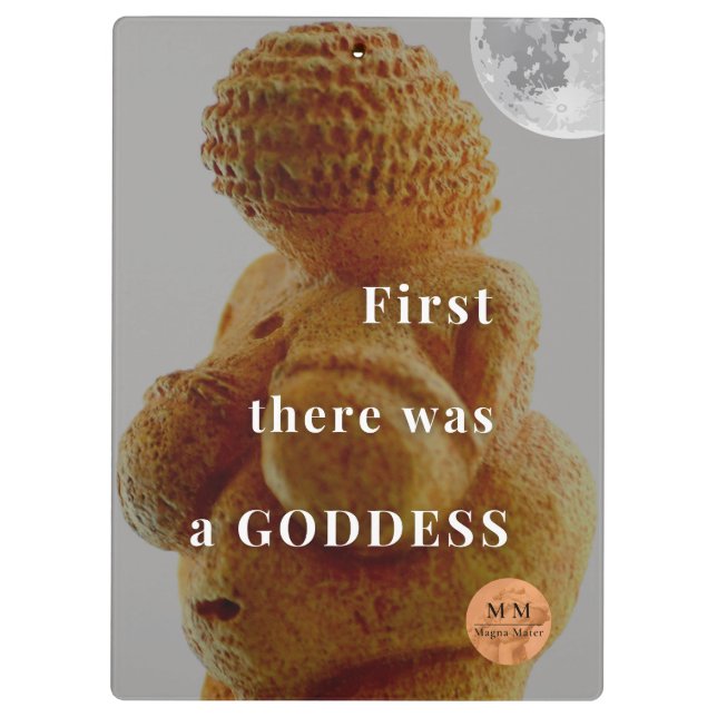 Porte-bloc First there was a Goddess (Dos)