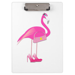 Porte-bloc Flamant rose rose - porte - bloc