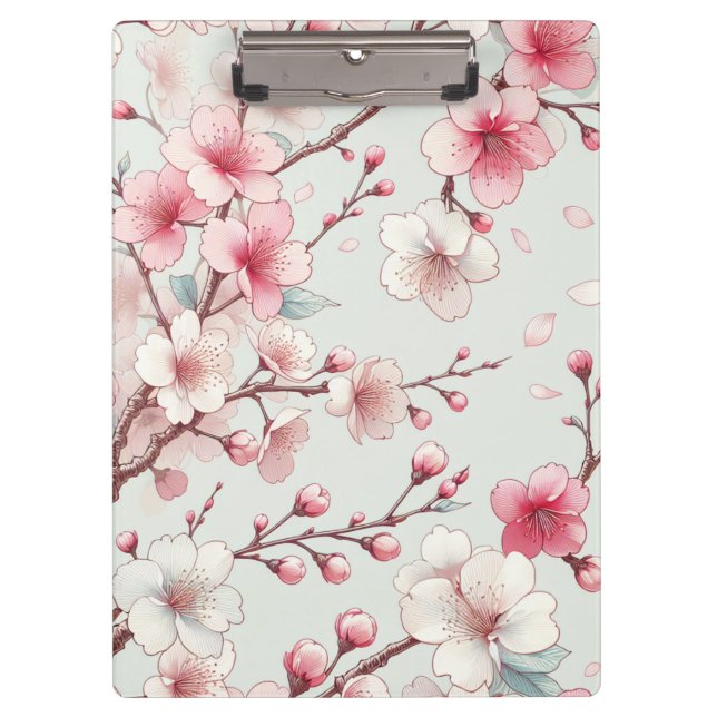 Porte-bloc Fleur de cerise (Devant)
