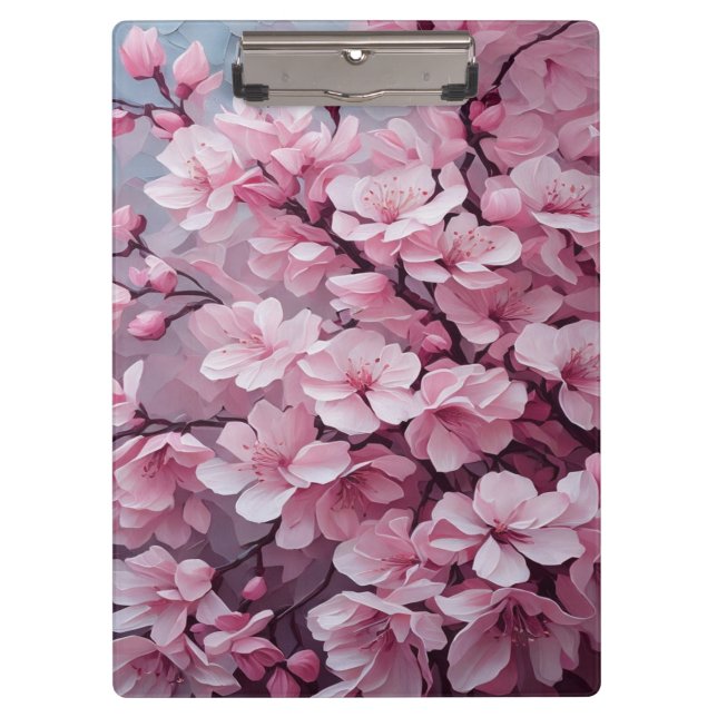 Porte-bloc Fleur de cerisiers (Devant)