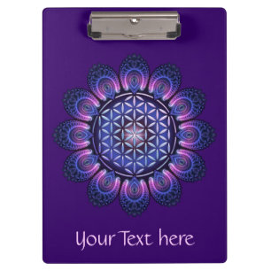 Porte-bloc Fleur de la vie / Blume des Lebens - Mandala II