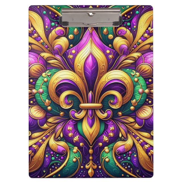 Porte-bloc fleur de lis (Devant)