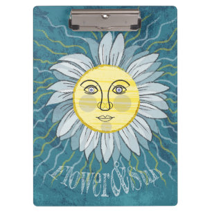 Porte-bloc Fleur et soleil - Nature