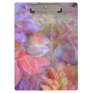 Porte-bloc Fleur Fée Double exposition Imaginaire Art