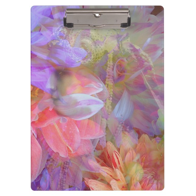 Porte-bloc Fleur Fée Double exposition Imaginaire Art (Devant)