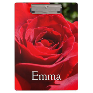 Porte-bloc Fleur rose rouge vif Belle florale