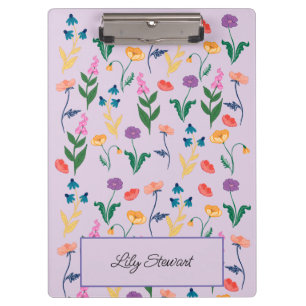 Porte-bloc Fleur sauvage Lavender Porte - bloc personnalisé