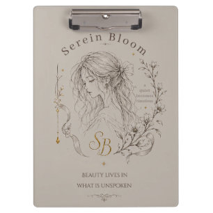 Porte-bloc Fleur Serein