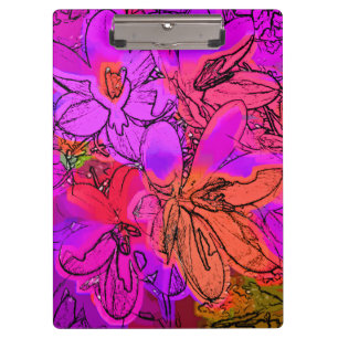 PORTE-BLOC FLEURS