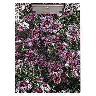 PORTE-BLOC FLEURS DE DIANTHUS