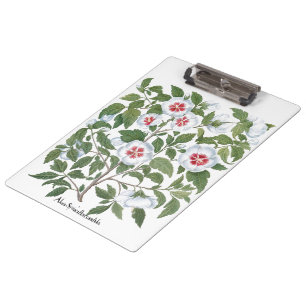 Porte-bloc Fleurs d'Hibiscus Vintage par Basilius Besler