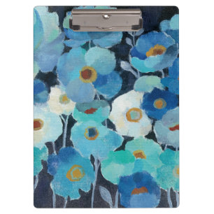 Porte-bloc Fleurs d'indigo