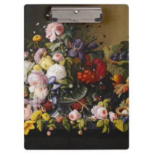 Porte-bloc Fleurs et fruits vintages