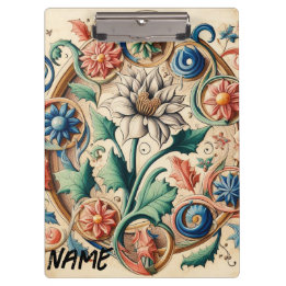 Porte-bloc Fleurs éthériques en Harmonie