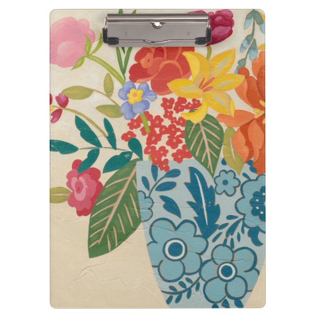 Porte-bloc Fleurs printanières I (Devant)
