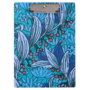 Porte-bloc Floral bleu ancien Boho moderne