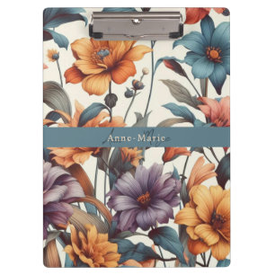Porte-bloc Floral rustique vintage élégant élégant