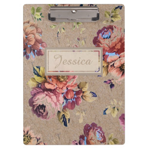 Porte-bloc Floral Vintage