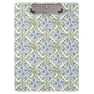 Porte-bloc Flore Bleue Ditsy Motif Floral