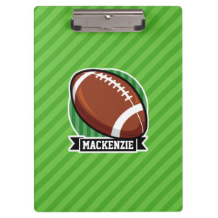 Porte-bloc Football sur les rayures vertes