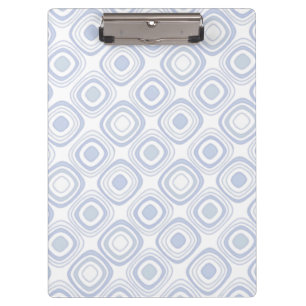 Porte-bloc Formes géométriques modernes rétro en blanc et 