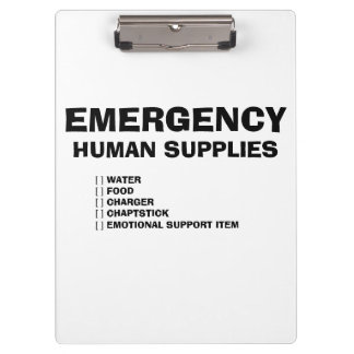 Porte-bloc Fournitures Humaines d'Urgence