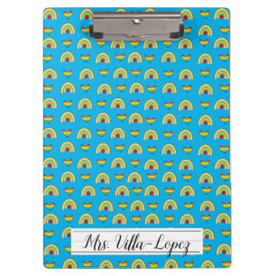 Porte-bloc Fournitures scolaires avec Rainbow Hearts Motif