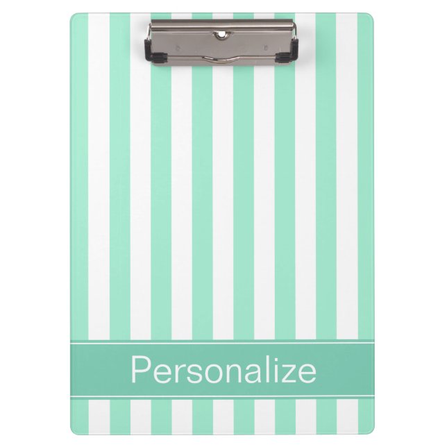 Porte-bloc Fraîches Aqua Personnalisées (Devant)