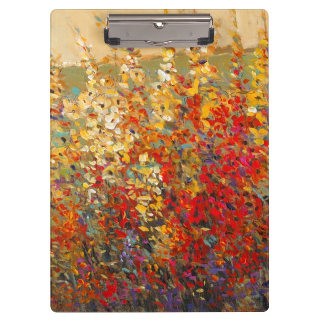 Porte-bloc Fresque du jardin lumineux des Fleurs sauvages du  (Devant)