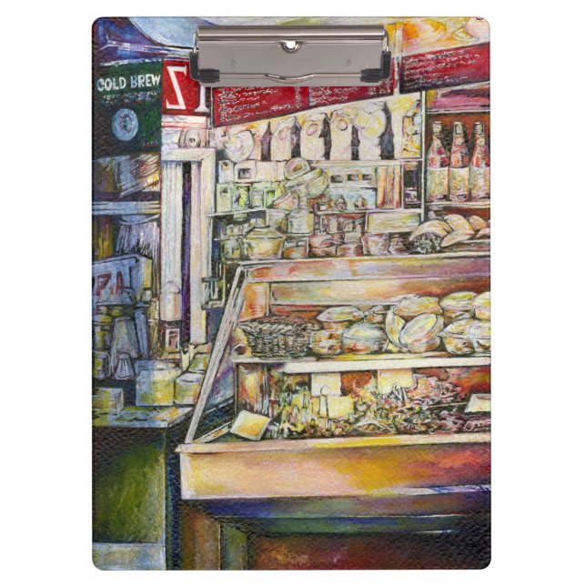 Porte-bloc Froid Brew dans un Hot Deli (Devant)