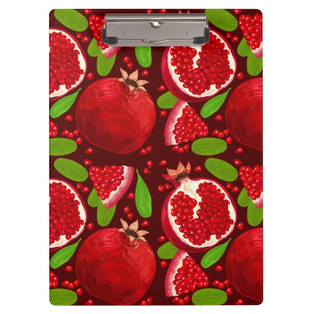 Porte-bloc Fruit aux grenades rouges | Porte - bloc de fruits (Devant)